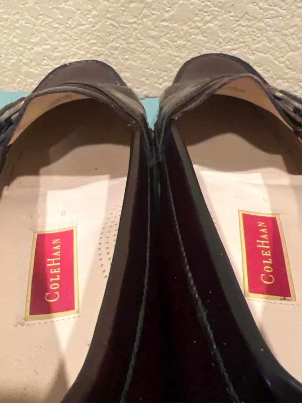 Cole Haan Men’s Brown Kiltie Loafers with Buckle